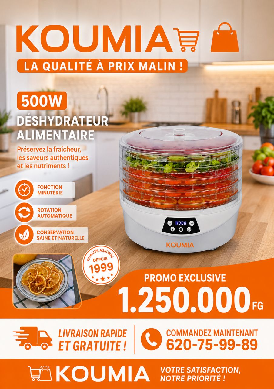Koumia Déshydrateur Alimentaire