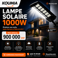 Lampe solaire 1000 W