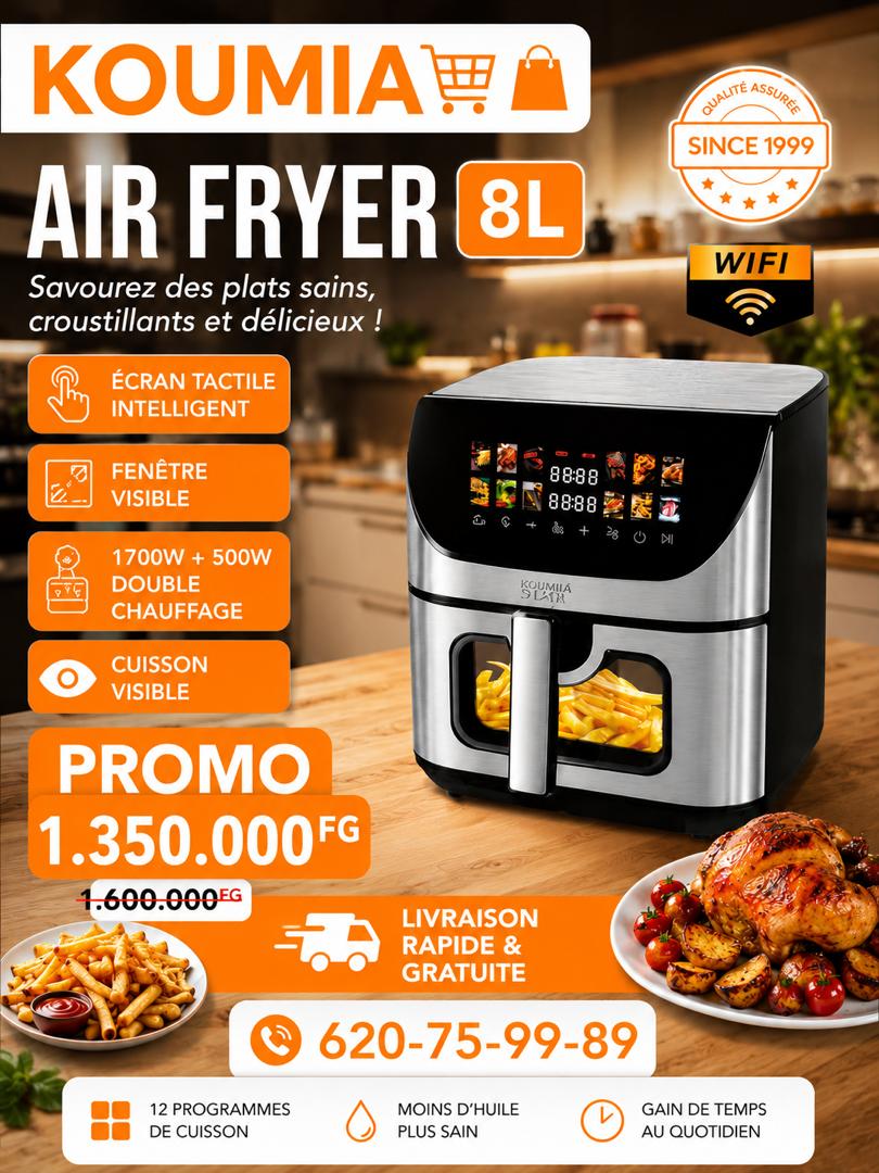 Koumia AirFryer 8L NEW