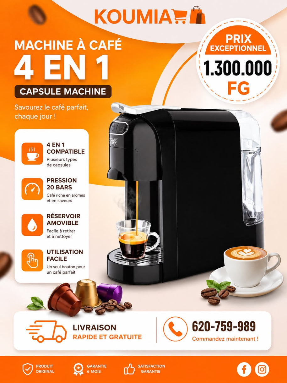 Machine à café 4 en 1