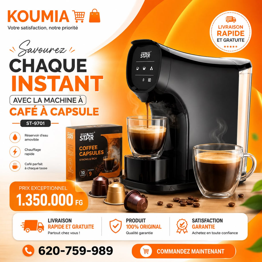 koumia Machine à café premium