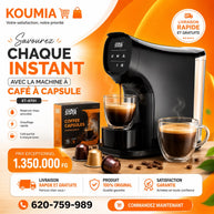koumia Machine à café premium