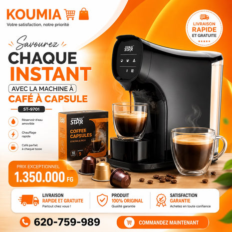 koumia Machine à café premium