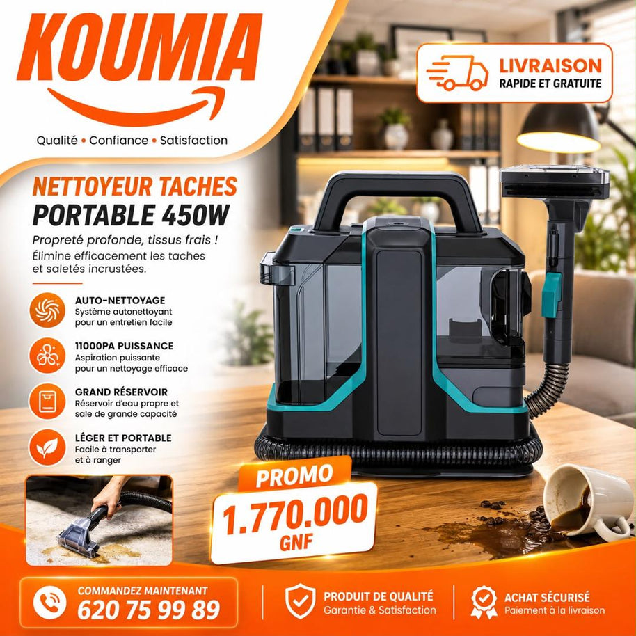 Aspirateur Pro 2 en 1 Portable | Koumia