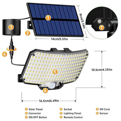 Lampe solaire 4pcs